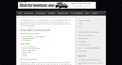 Desktop Screenshot of blackcarinsurance.com